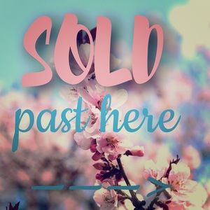 Everything sold past this post